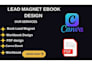 create professional book lead magnet workbook and canva book design PDF design